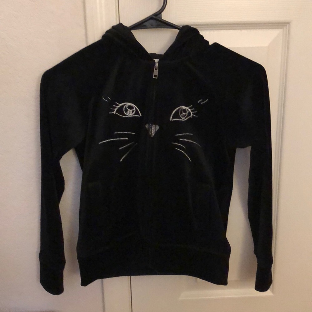 Like new - girls zip sweater